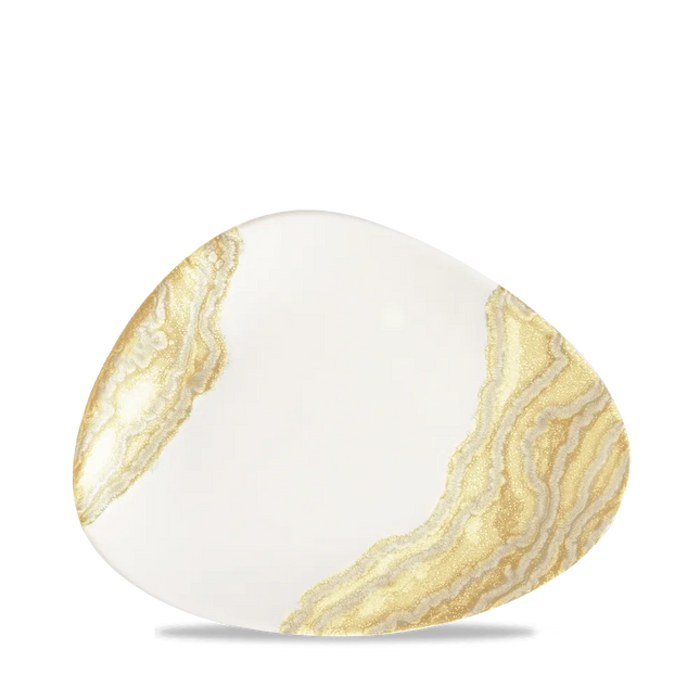 Tide Gold Triangle Chefs Plate 26.5x20.5 cm 12/box