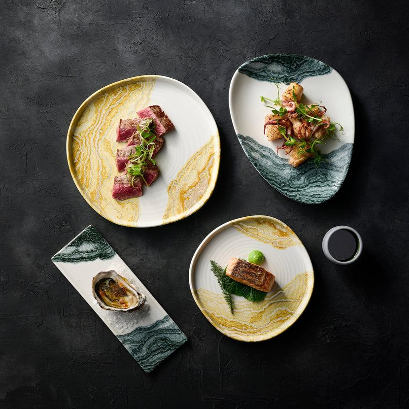 Tide Gold Contour Shallow Bowl 200 ml 12/box