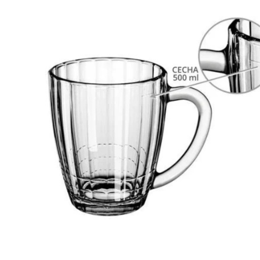 Thee glas 600 ml Economy Line 500ml 6/box