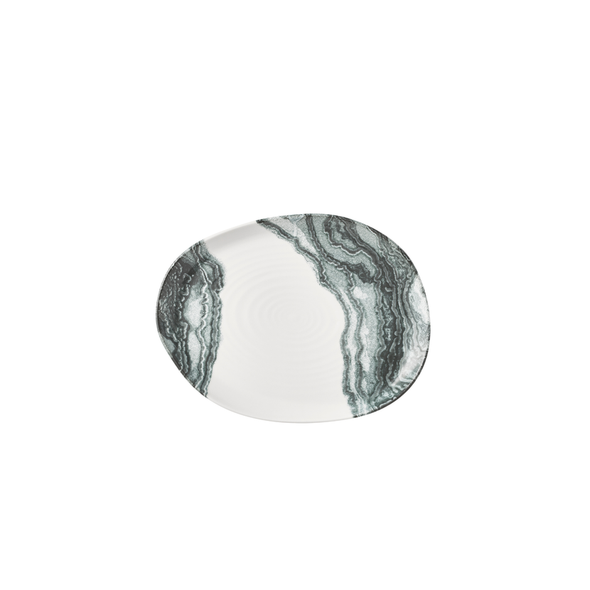 Tide Black Natural Oblong 26 x 20 cm 6/box