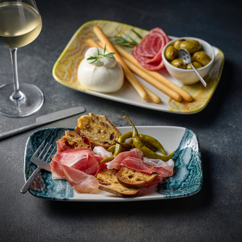 Tide Black Natural Deep Tray 26 x 15 cm 6/box