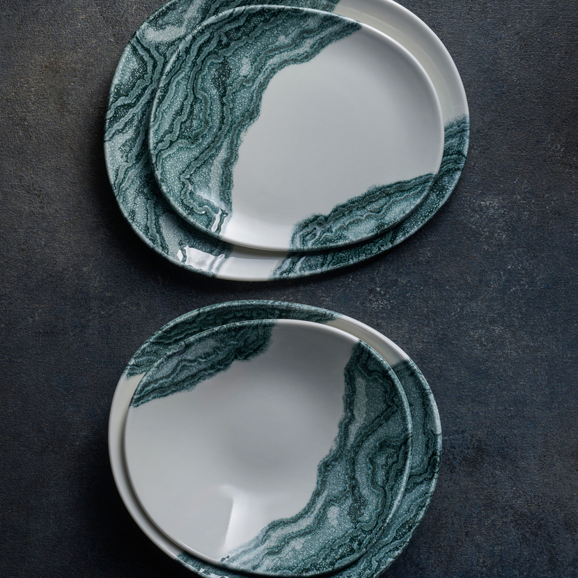 Tide Black Opal Organic Plate 21 x 17,6 cm 12/box