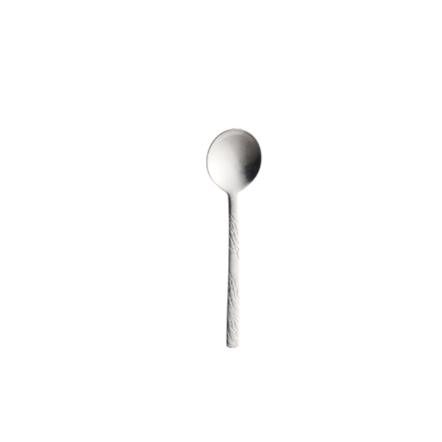 Tide Vintage Cutlery Soup Spoon van Churchill, 4 mm, set van 12. Stijlvolle en duurzame soep lepel uit de Tide Vintage serie, ideaal voor het serveren van soepen en bouillons. Perfect voor gebruik in de horeca, met een klassieke uitstraling en stevig materiaal.