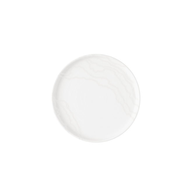 Tide White Walled Plate 26 cm 6/box