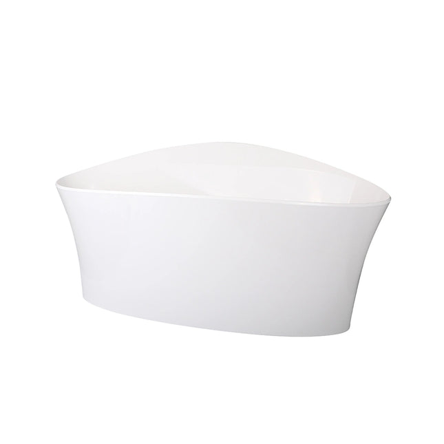 Vela Bowl, white acrilic, 56,5*28,5cm H28,5cm