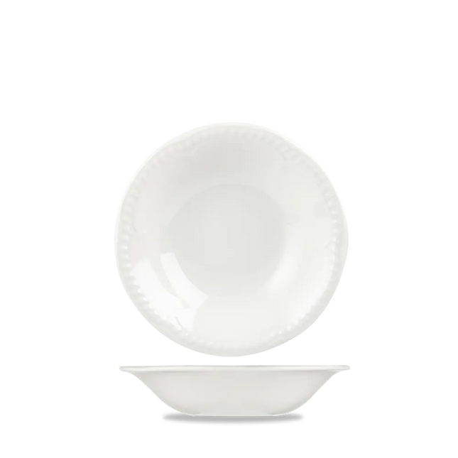 Buck'Ham White Buckingham Oatmeal Bowl 18cm 24/box