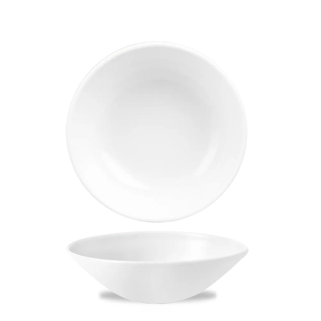 White Evolve Deep Coupe Bowl 21.7 cm 6/box