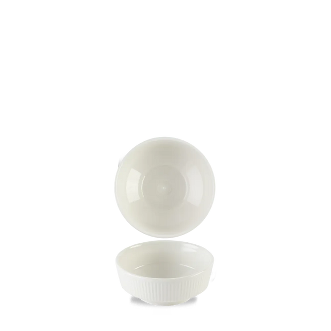 White Kochi Shallow Bowl 260 ml 12/box
