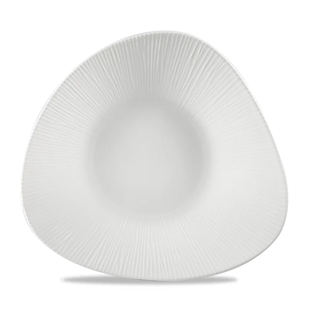 Bamboo Triangle Shallow Bowl 27.2 x 26.7cm 12/box