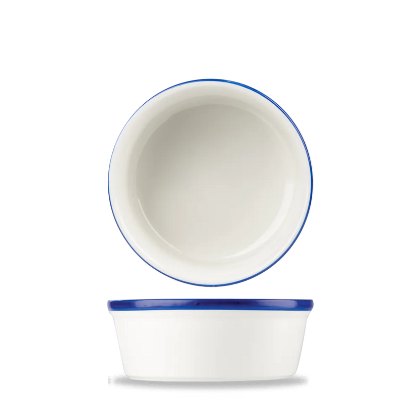 Retro Blue Large Ramekin 9cm 24/box