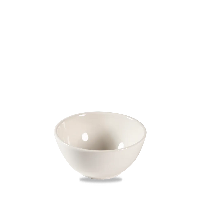 Nourish White Contour Snack Bowl 428 ml 12/box