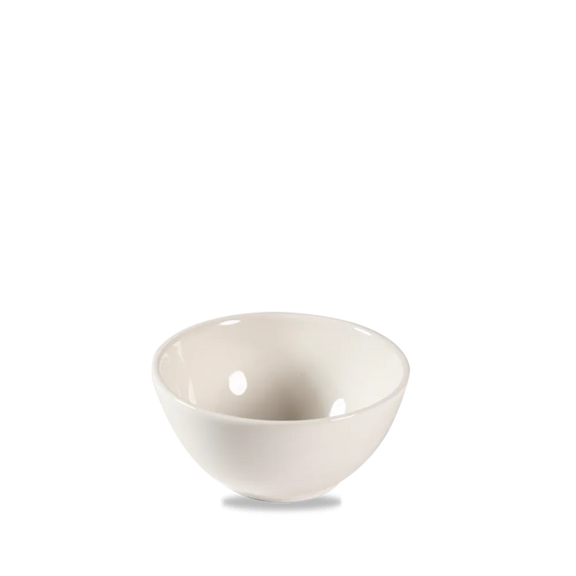 Nourish White Contour Snack Bowl 428 ml 12/box