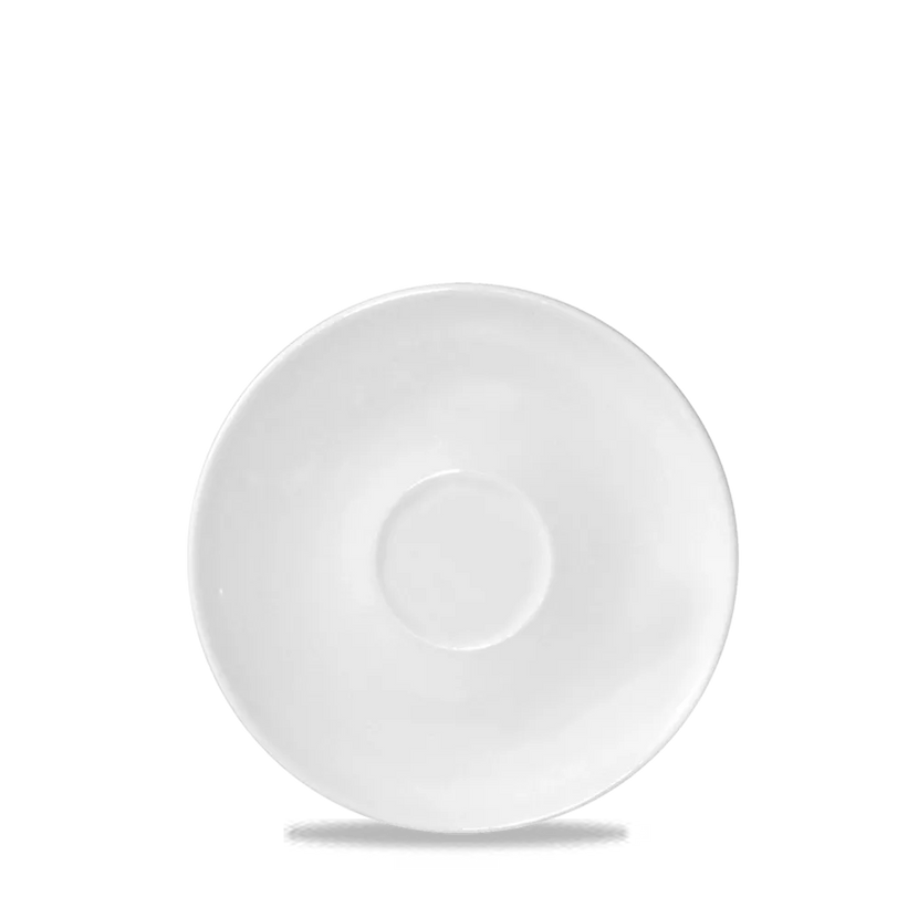 White Ultimo Coupe Saucer Large 6.25" 24/box