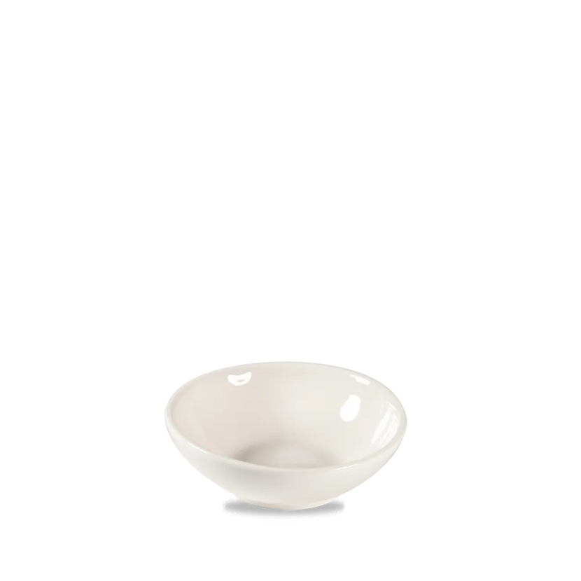 White Contour Shallow Bowl 177ml 12/box