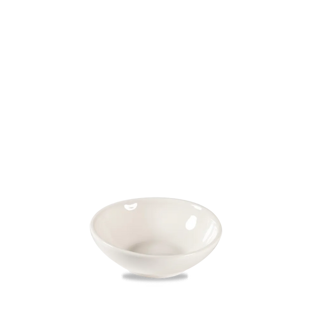White Contour Shallow Bowl 177ml 12/box