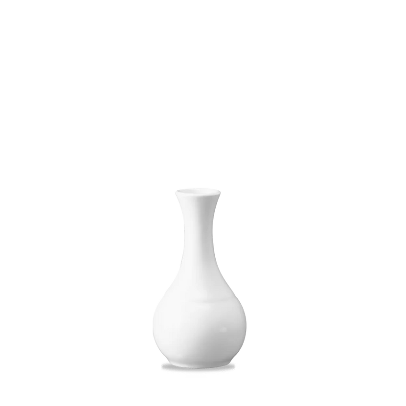 White Sandringham Bud Vase 5" 6/box