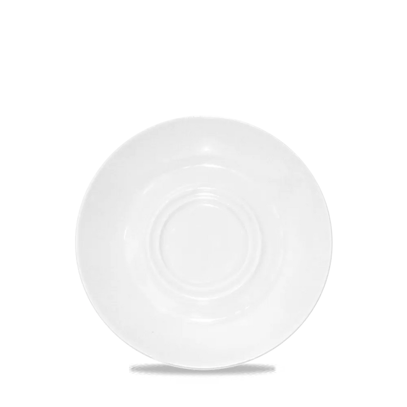 White Cafe Saucer Large 17cm 24/box