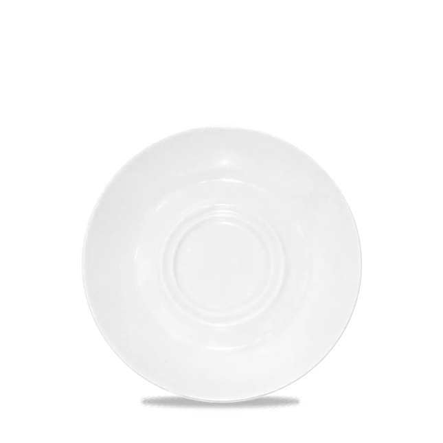 White Cafe Saucer Large 17cm 24/box