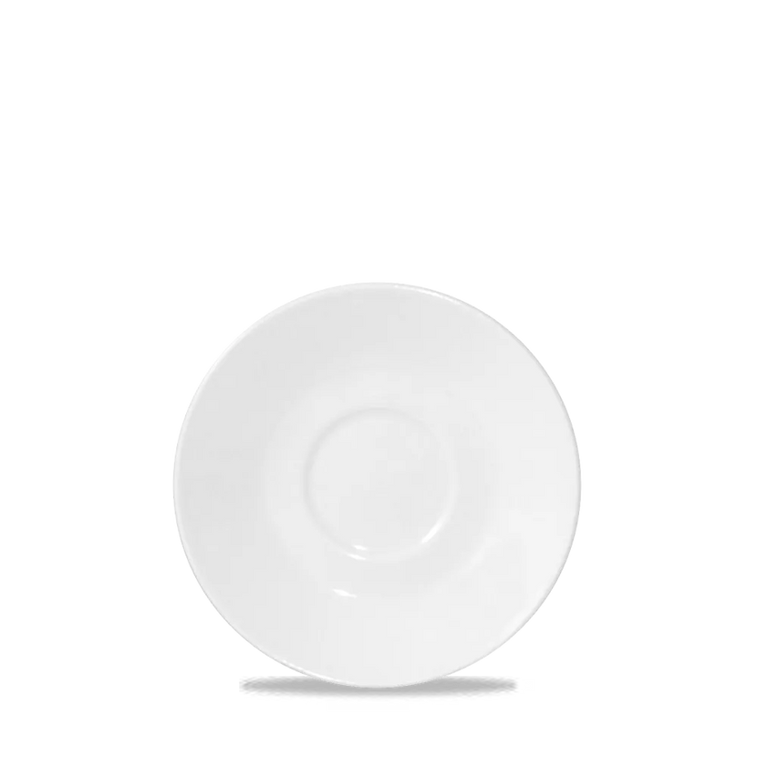 White Cafe Saucer Small 14cm 24/box