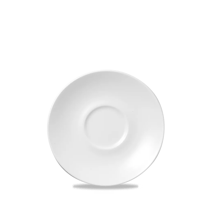 White Cappuccino Saucer 16cm 24/box