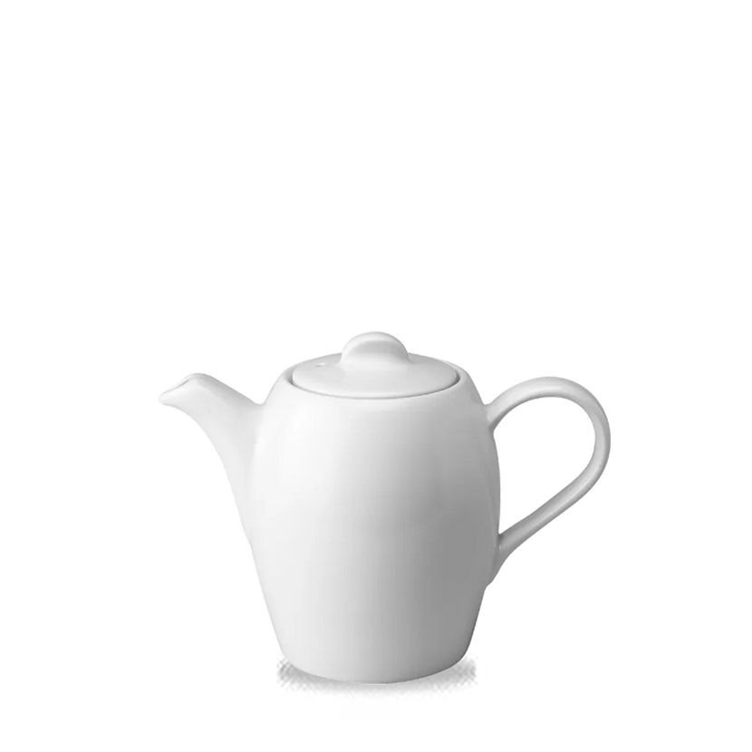 White Cafe Teapot 355ml 4/box