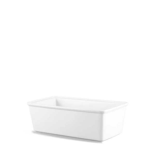 White Cookware Lrg Rect Casserole Dish 4164ml 2/box