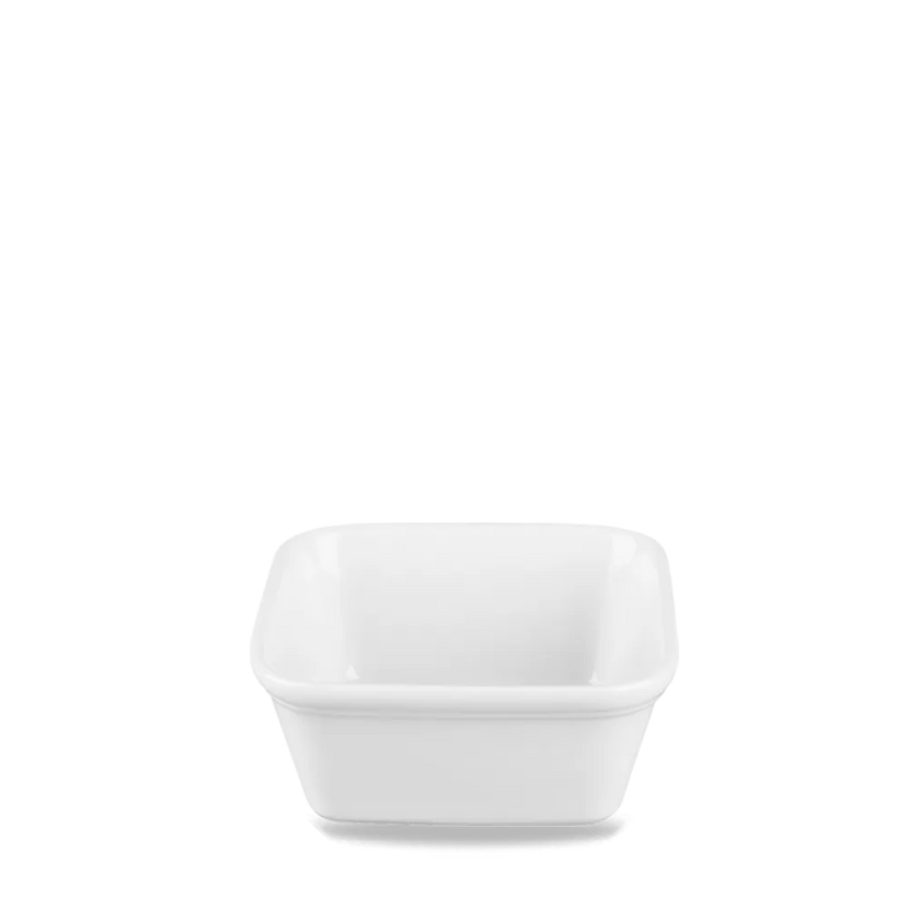 White Cookware Square Pie Dish 15.8Oz 12/box