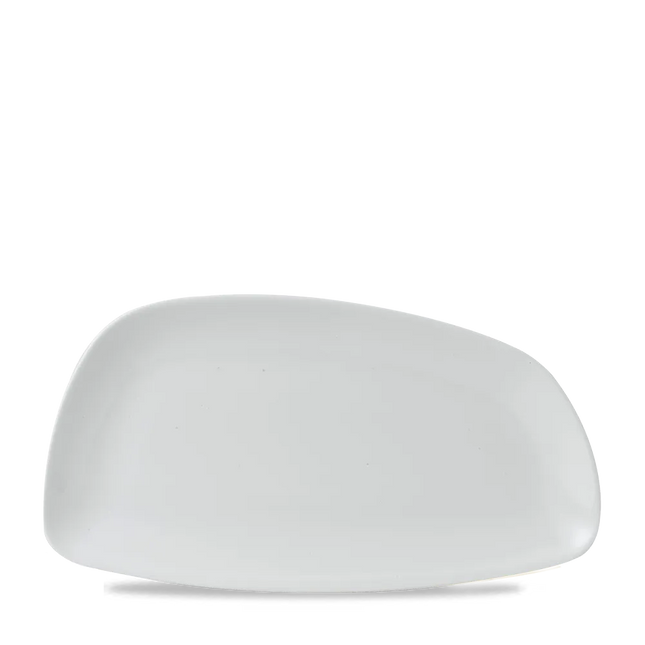 White Chefs Geo Plate 35 x 18.5cm 6/box