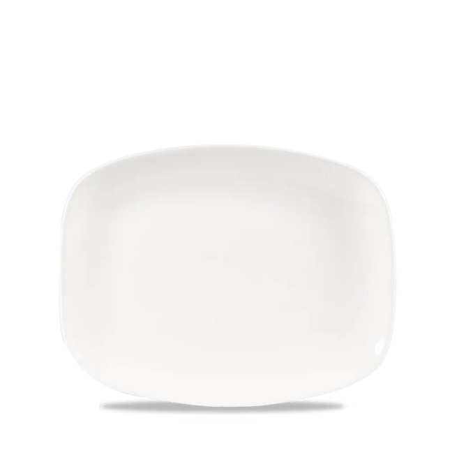 White Chefs Oblong Plate 26.1x20.2cm 12/box