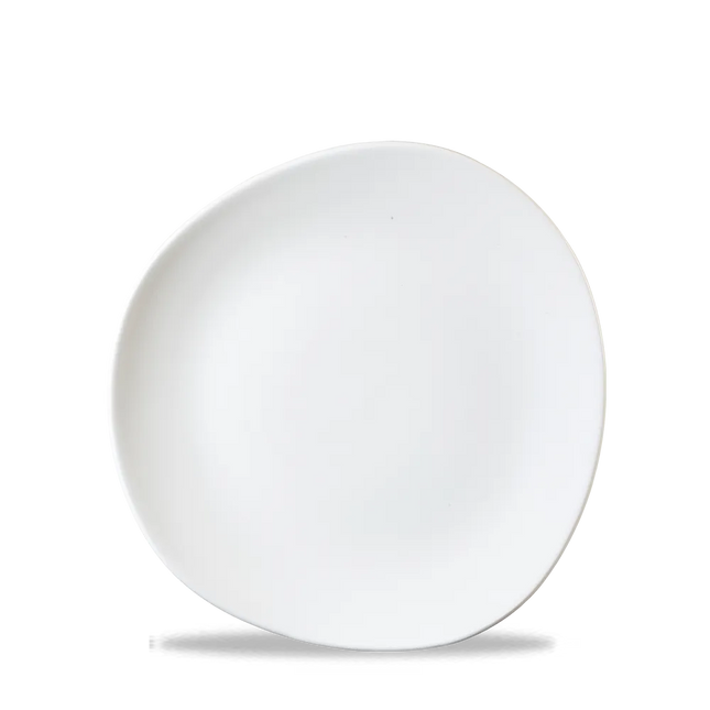 White Round Trace Plate 26.4cm 12/box