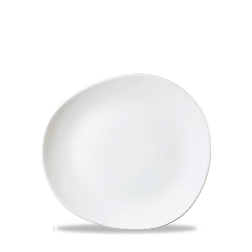 White Round Trace Plate 8 1/4" 12/box