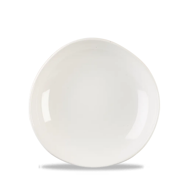 White Round Trace Bowl 25.5cm 12/box