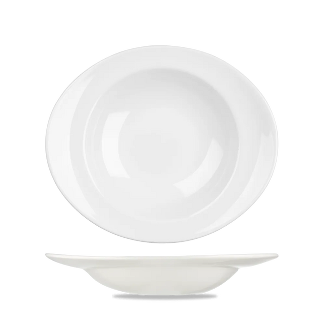 White Orbit Oval Pasta Bowl 30cm 12/box