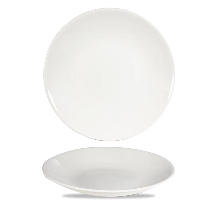 White Profile Deep Coupe Plate 28cm 12/box