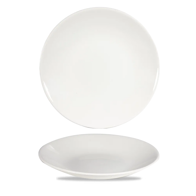 White Profile Deep Coupe Plate 28cm 12/box