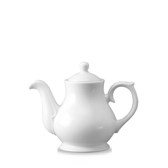 White Sandringham Beverage Pot 2Cup 444ml 4/box