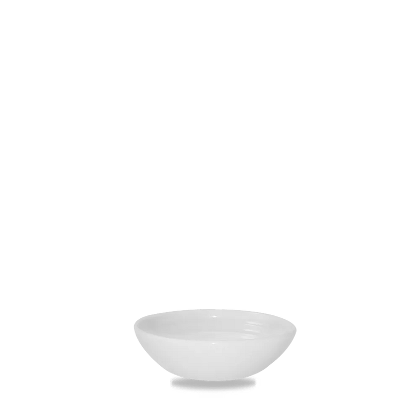 White Ripple Dip Dish 5Oz 12/box