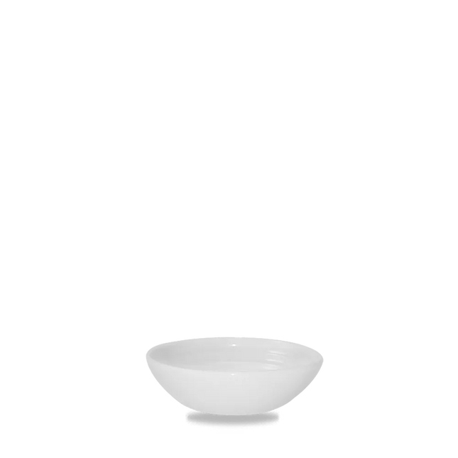 White Ripple Dip Dish 148ml 12/box