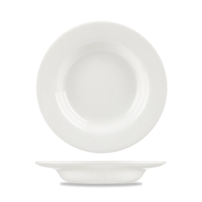 White Classic Rimmed Soup 23cm 24/box