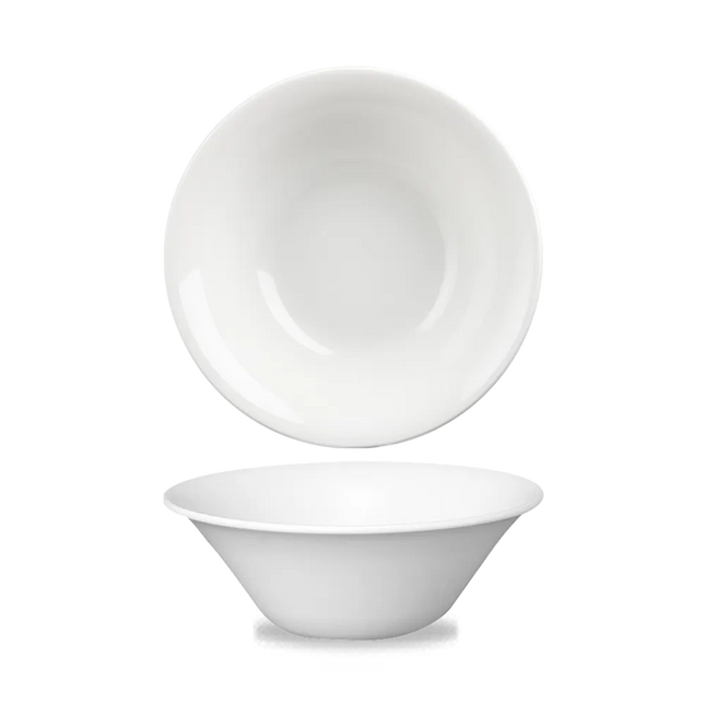 White Med Medium Salad Bowl 21cm 12/box