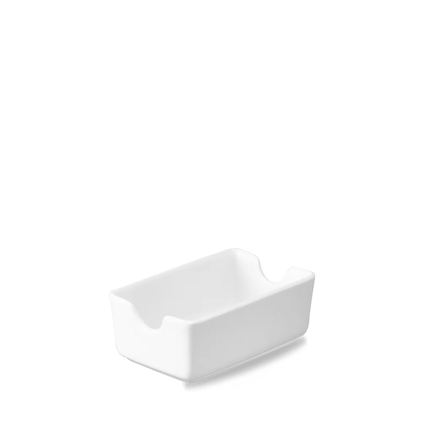 White Sachet Holder 4.62" 6/box