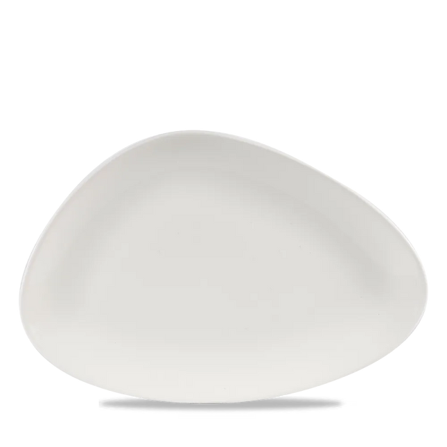 White Triangle Chefs Plate 30.4 x 20.5cm 6/box