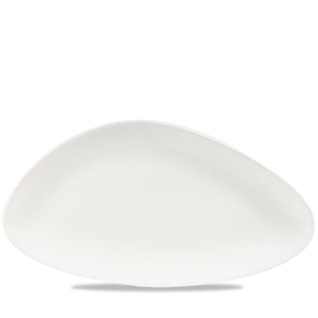 White Triangle Chefs Plate 35.5 x 18.8cm 6/box
