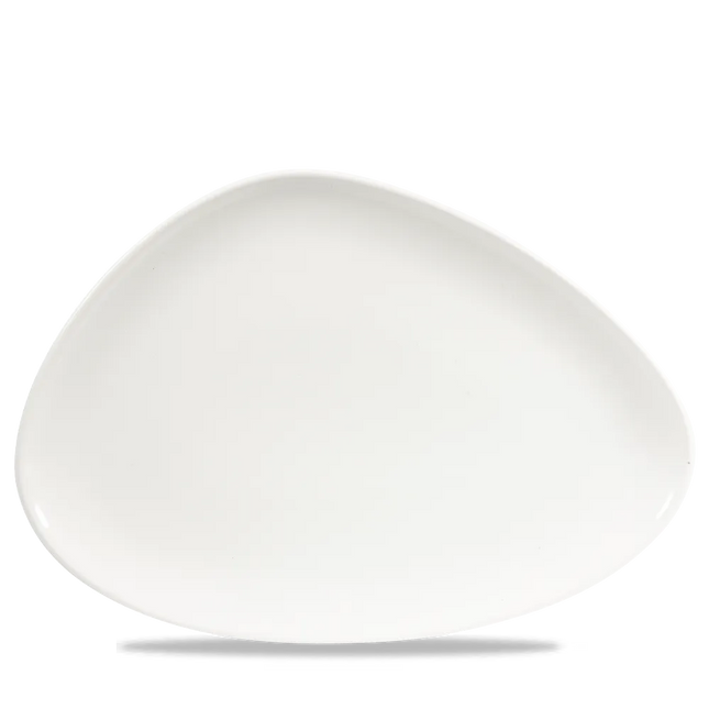 White Triangle Chefs Plate 14X24.8cm 6/box