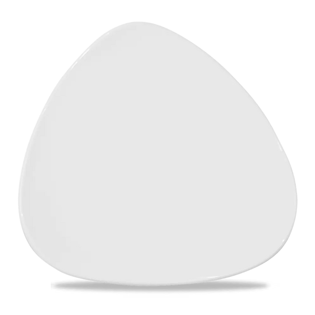 White Lotus Plate 25cm 12/box