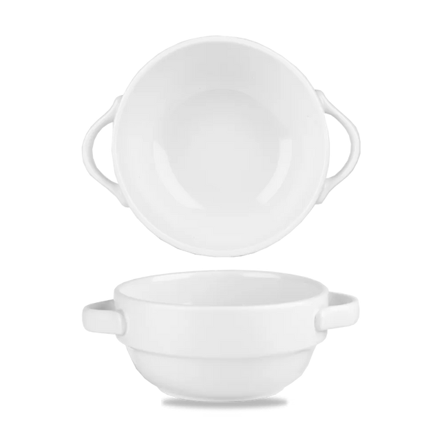White Handled Stacking Bowl 373ml 6/box