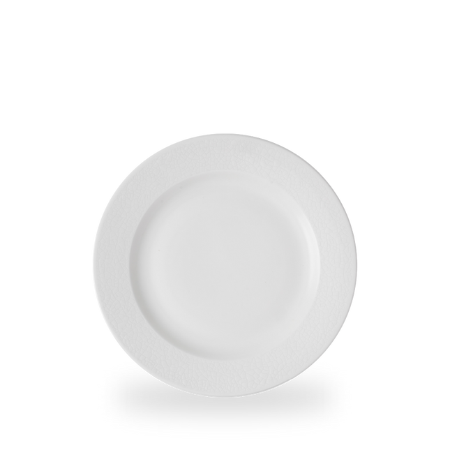 Viana Profile Footed Plate 23 cm – wit porseleinen bord met voet – Churchill – 12 stuks

