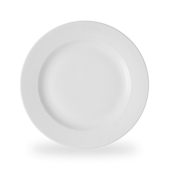 Viana Profile Presentation Plate 30,5 cm – wit porseleinen bord met reliëf – Churchill – 12 stuks

