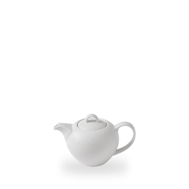 Viana Profile Beverage Pot 426 ml – witte porseleinen kan met reliëf – Churchill – set van 4

