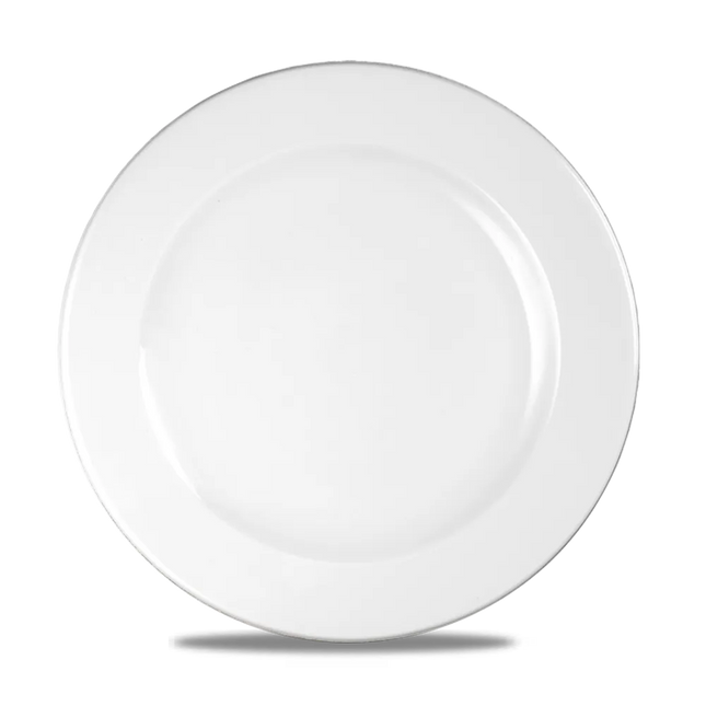 White Profile Plate 26cm 12/box